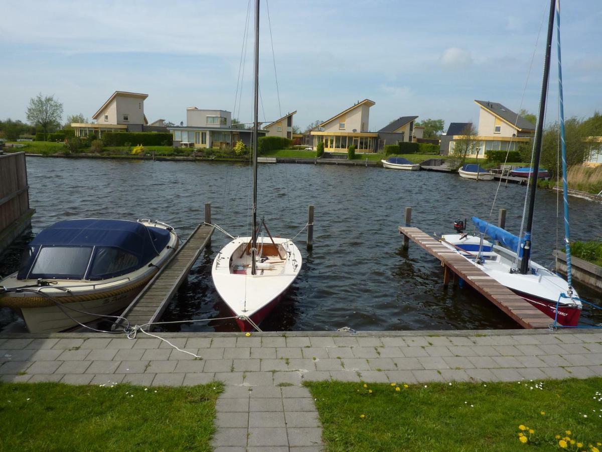 Vakantiehuisgalamadammen Met Ligplaats Boot Koudum Exteriér fotografie